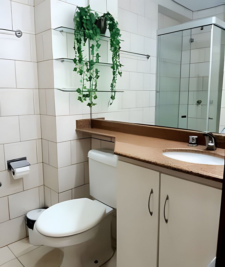 Gramado Apartment on Foot! Air Conditioning, Smart TV, Wi-Fi