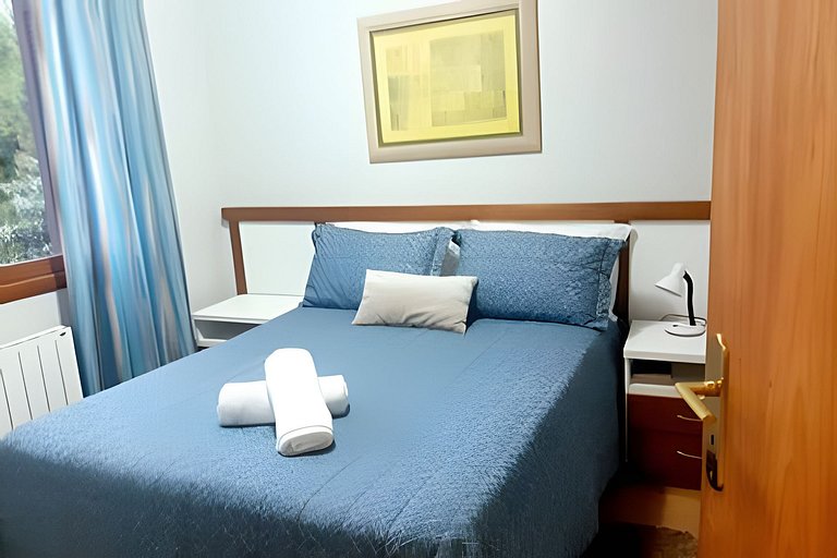 ¡Apto Gramado a pie! Aire acondicionado, Smart TV, Wi-Fi, Es