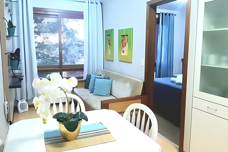 Gramado Apartment on Foot! Air Conditioning, Smart TV, Wi-Fi