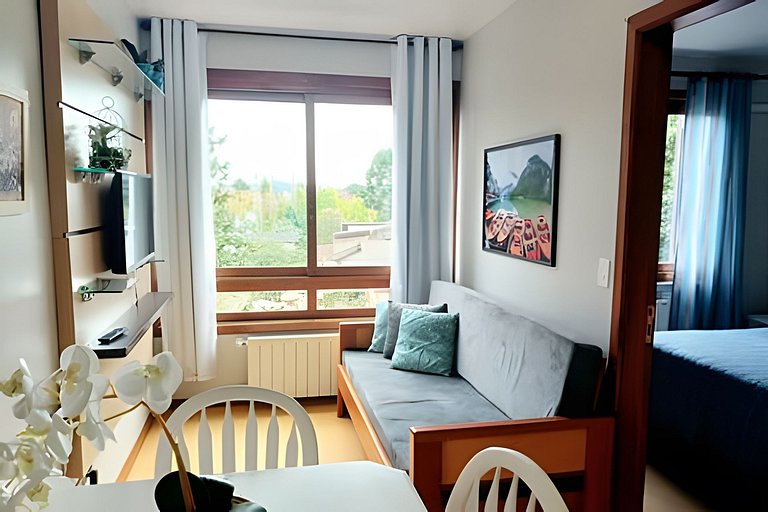 Gramado Apartment on Foot! Air Conditioning, Smart TV, Wi-Fi