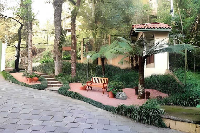 Gramado Apartment on Foot! Air Conditioning, Smart TV, Wi-Fi