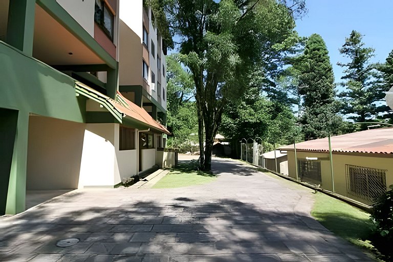 ¡Apto Gramado a pie! Aire acondicionado, Smart TV, Wi-Fi, Es