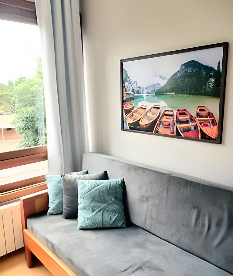 Gramado Apartment on Foot! Air Conditioning, Smart TV, Wi-Fi