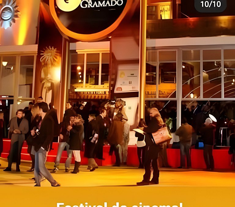 ¡Apto Gramado a pie! Aire acondicionado, Smart TV, Wi-Fi, Es