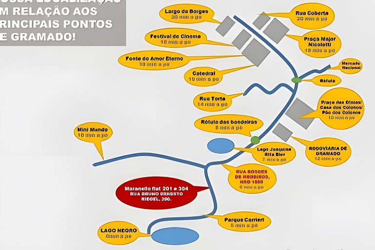 Siga Gramado - Apto Encantador cerca del Centro!