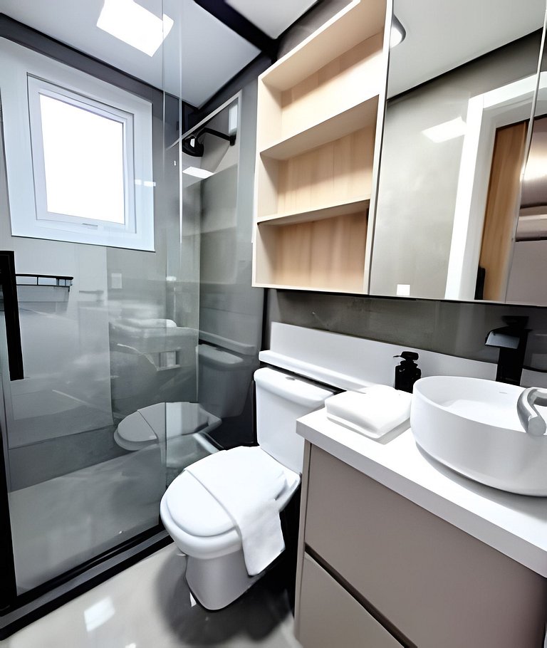 Follow Gramado - Fantastic 2-bedroom with a little square