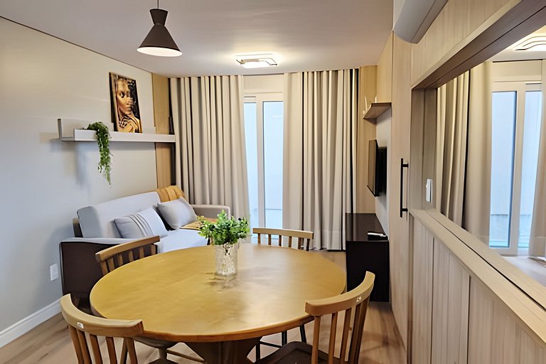 Follow Gramado - Fantastic 2-bedroom with a little square