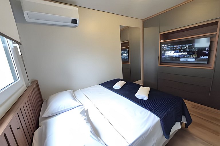 Follow Gramado - Fantastic 2-bedroom with a little square