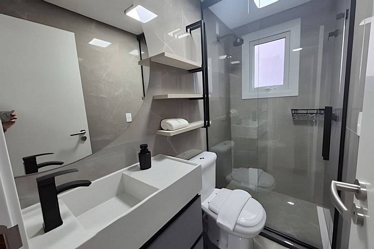 Follow Gramado - Fantastic 2-bedroom with a little square