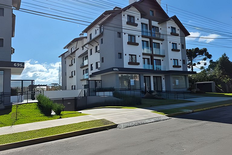 Siga Gramado - 2 dormitorios fantástico con plazita