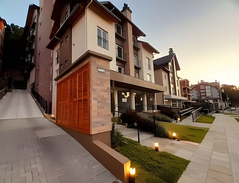 Follow Gramado – Balcony! Washer & Dryer! Home Office!