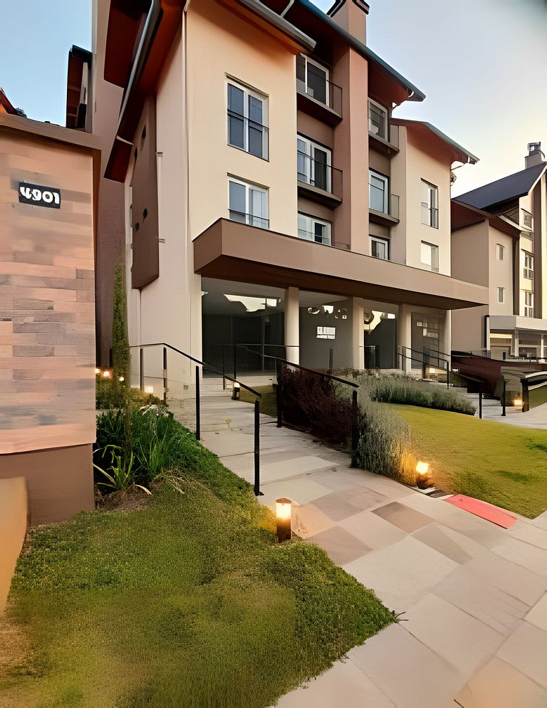 Follow Gramado – Balcony! Washer & Dryer! Home Office!