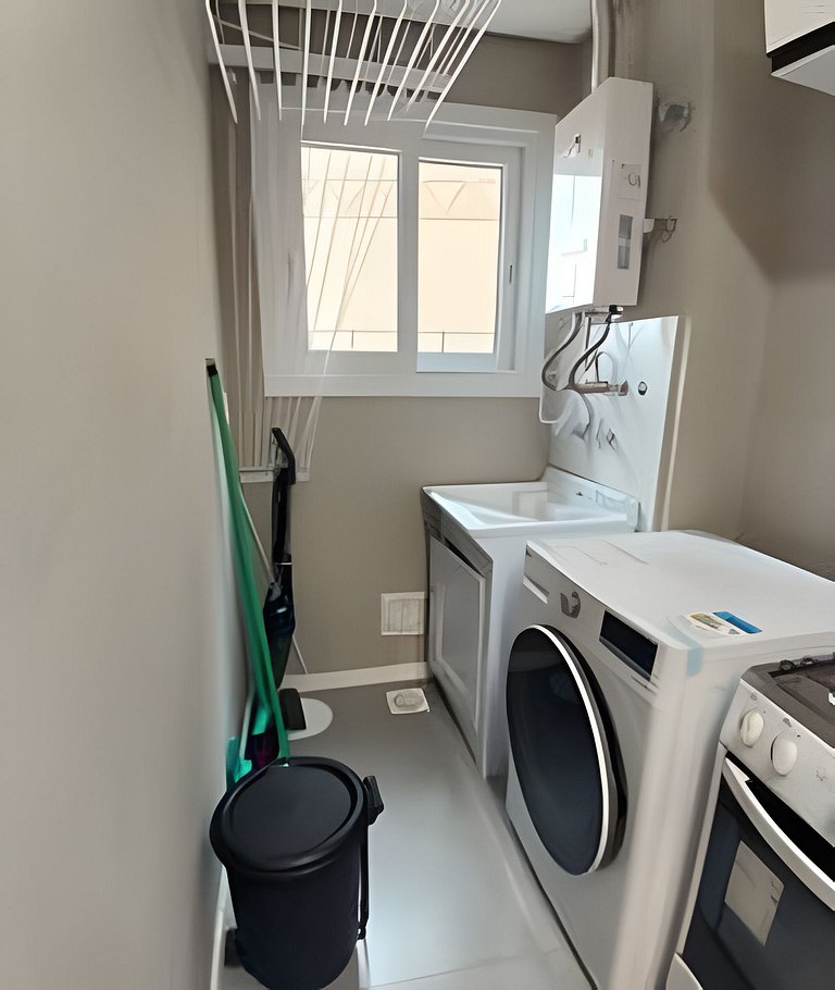 Follow Gramado – Balcony! Washer & Dryer! Home Office!