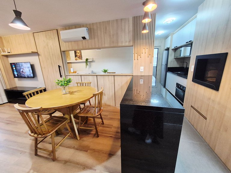 Follow Gramado - Fantastic 2-bedroom with a little square