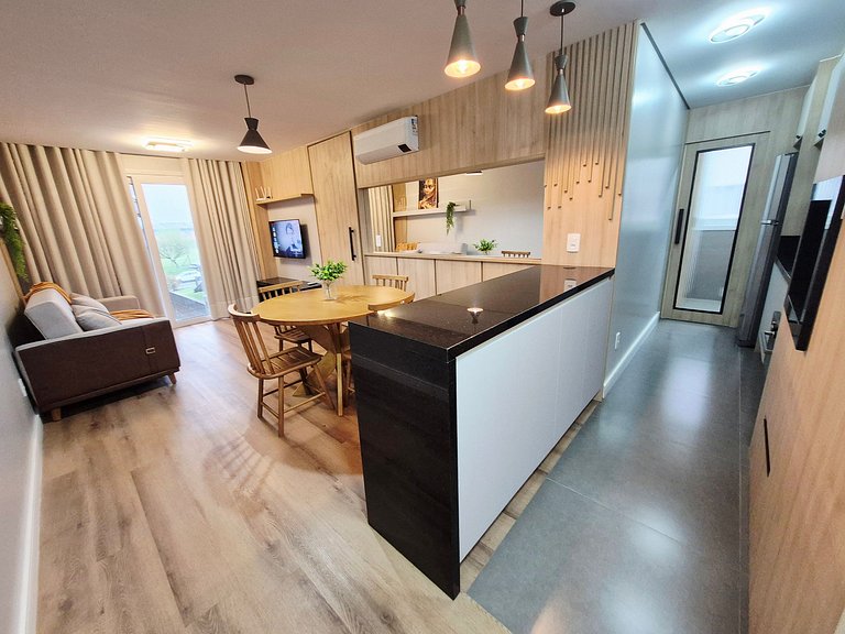 Follow Gramado - Fantastic 2-bedroom with a little square