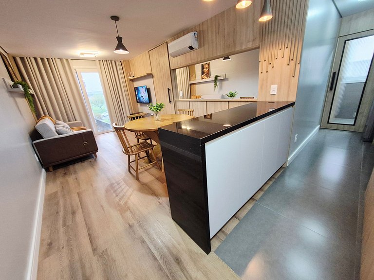 Follow Gramado - Fantastic 2-bedroom with a little square