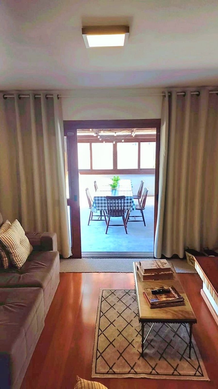 Siga Gramado - Apartment with Solarium 250m from Rua Coberta