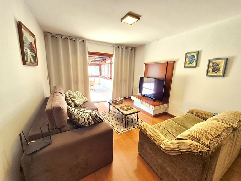 Siga Gramado - Apartment with Solarium 250m from Rua Coberta