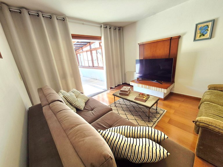 Siga Gramado - Apartment with Solarium 250m from Rua Coberta