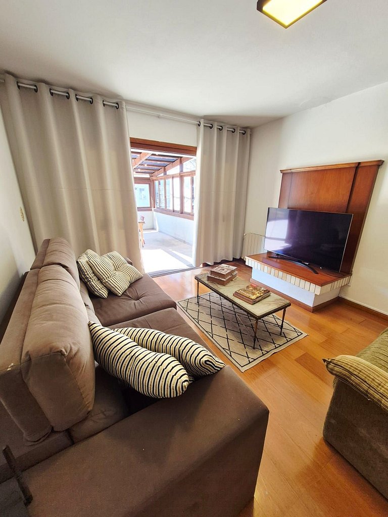 Siga Gramado - Apartment with Solarium 250m from Rua Coberta