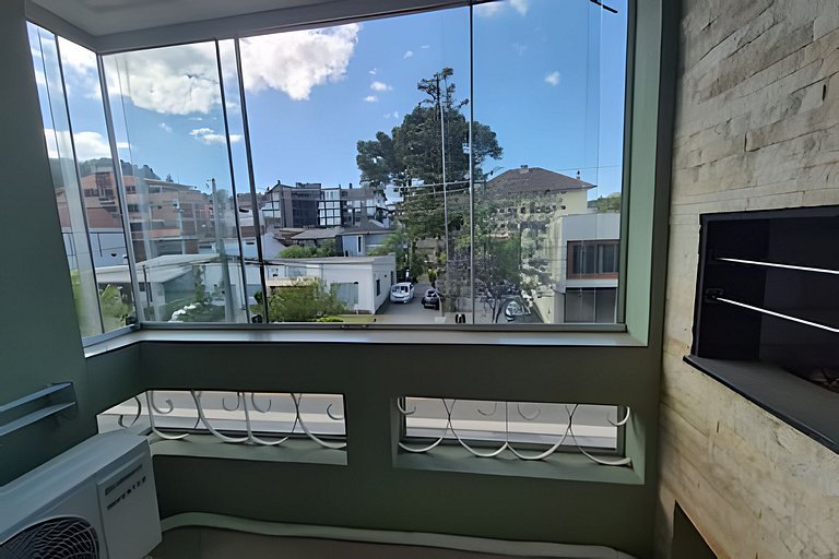 Siga Gramado - Centro com Lareira e Sacada