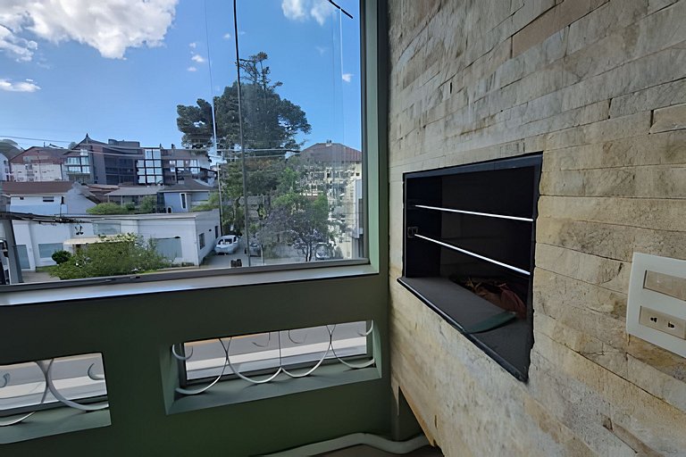 Siga Gramado - Centro com Lareira e Sacada