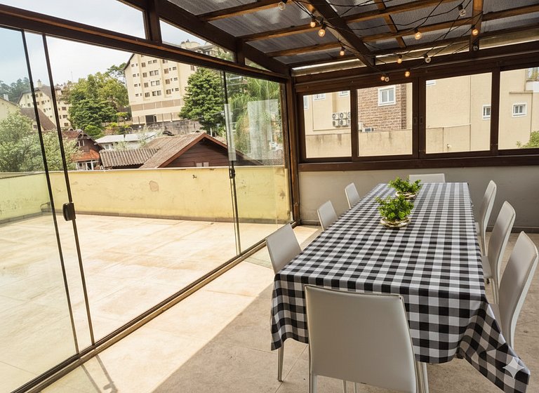 Siga Gramado - Apartamento con Solárium a 250 m de Rua Cober