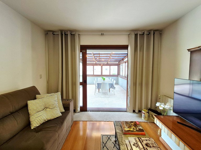 Siga Gramado - Apartamento con Solárium a 250 m de Rua Cober
