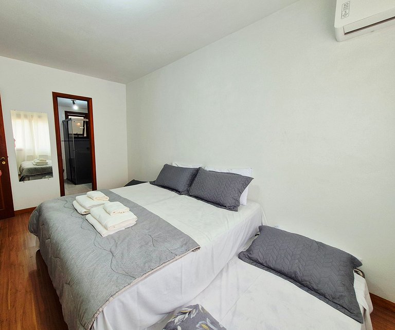 Siga Gramado - Ap com Solarium 250m Rua Coberta!