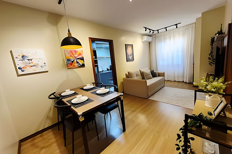 Siga Gramado  - Ótimo APTO a 350m da Rua Coberta