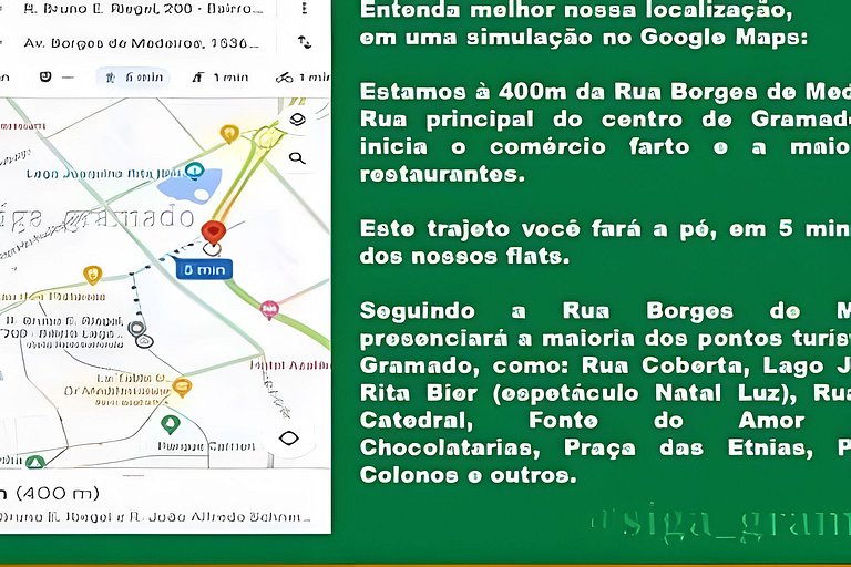 Siga Gramado - Apto Encantador! Perto Centro! Ar cond! Wifi!