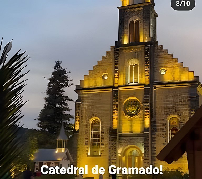 Siga Gramado - Apto Encantador! Perto Centro! Ar cond! Wifi!