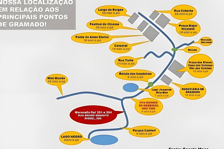 Siga Gramado - Apto Encantador! Perto Centro! Ar cond! Wifi!