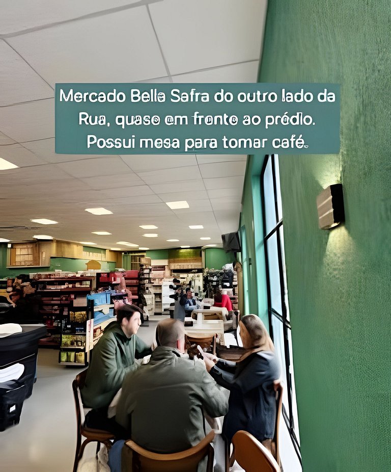 Decoração impecável - 350m da Rua Coberta!