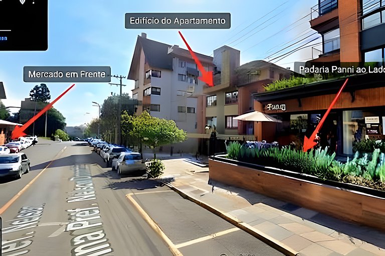 Decoração impecável - 350m da Rua Coberta!